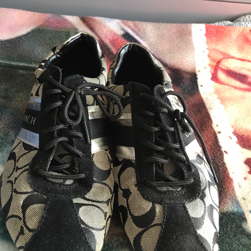 Black coach sneakers